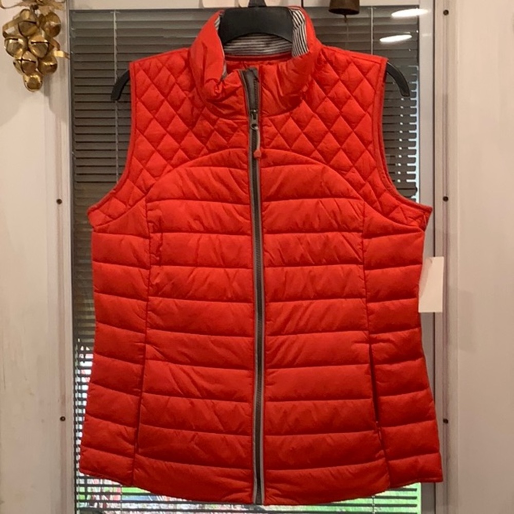NWT D.E.T.A.I.L.S SKI VEST ORANGE MEDIUM